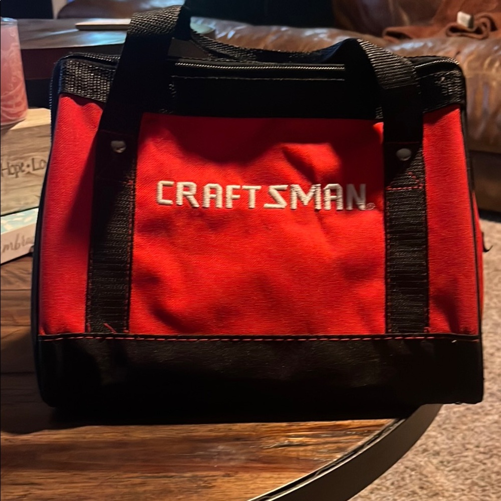 Craftsman Red and Black Durable Tool Bag
